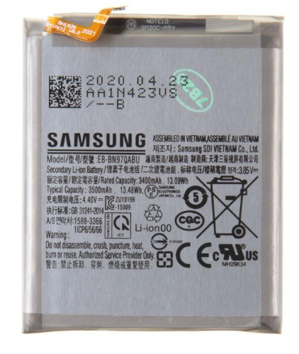 Batteria Samsung SM-N970F Galaxy Note10 EB-BN970ABU Bulk